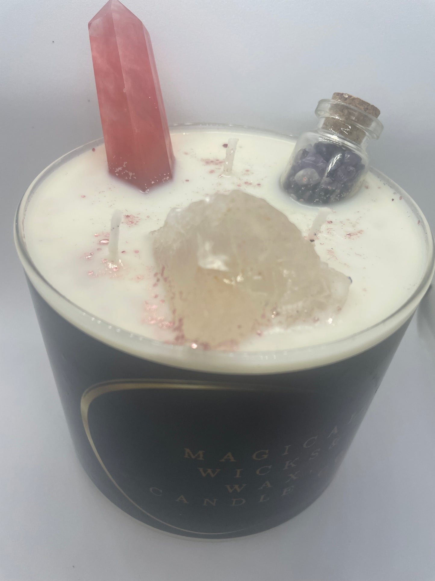 Healing Crystal Candle