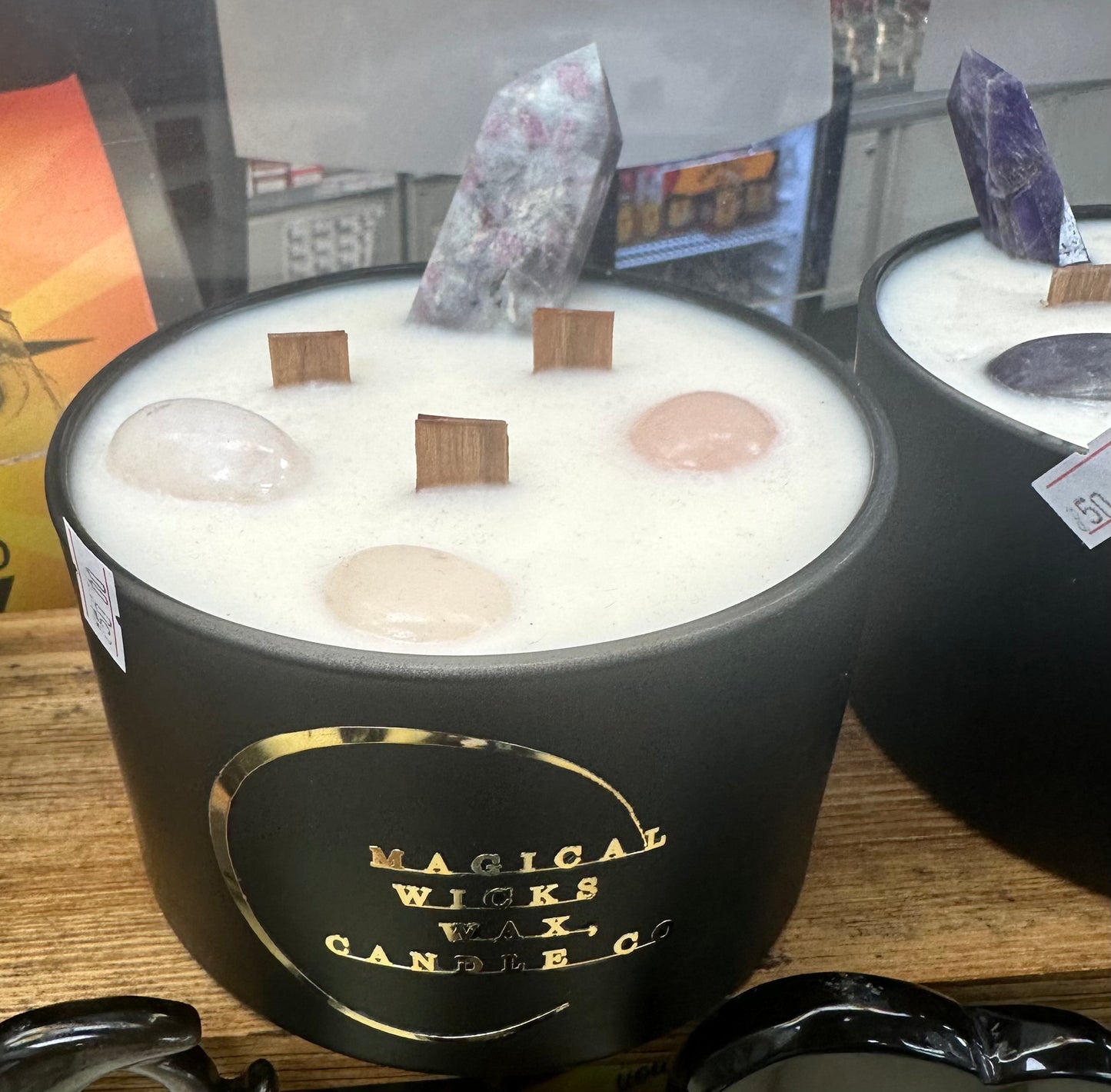 Healing Crystal Candle