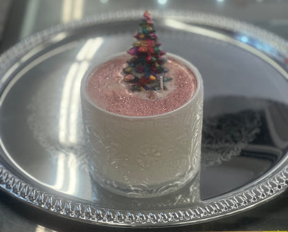 Christmas Tree Gemstone Candles!