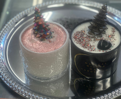 Christmas Tree Gemstone Candles!