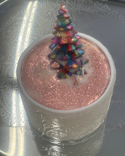 Christmas Tree Gemstone Candles!