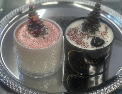 Christmas Tree Gemstone Candles!