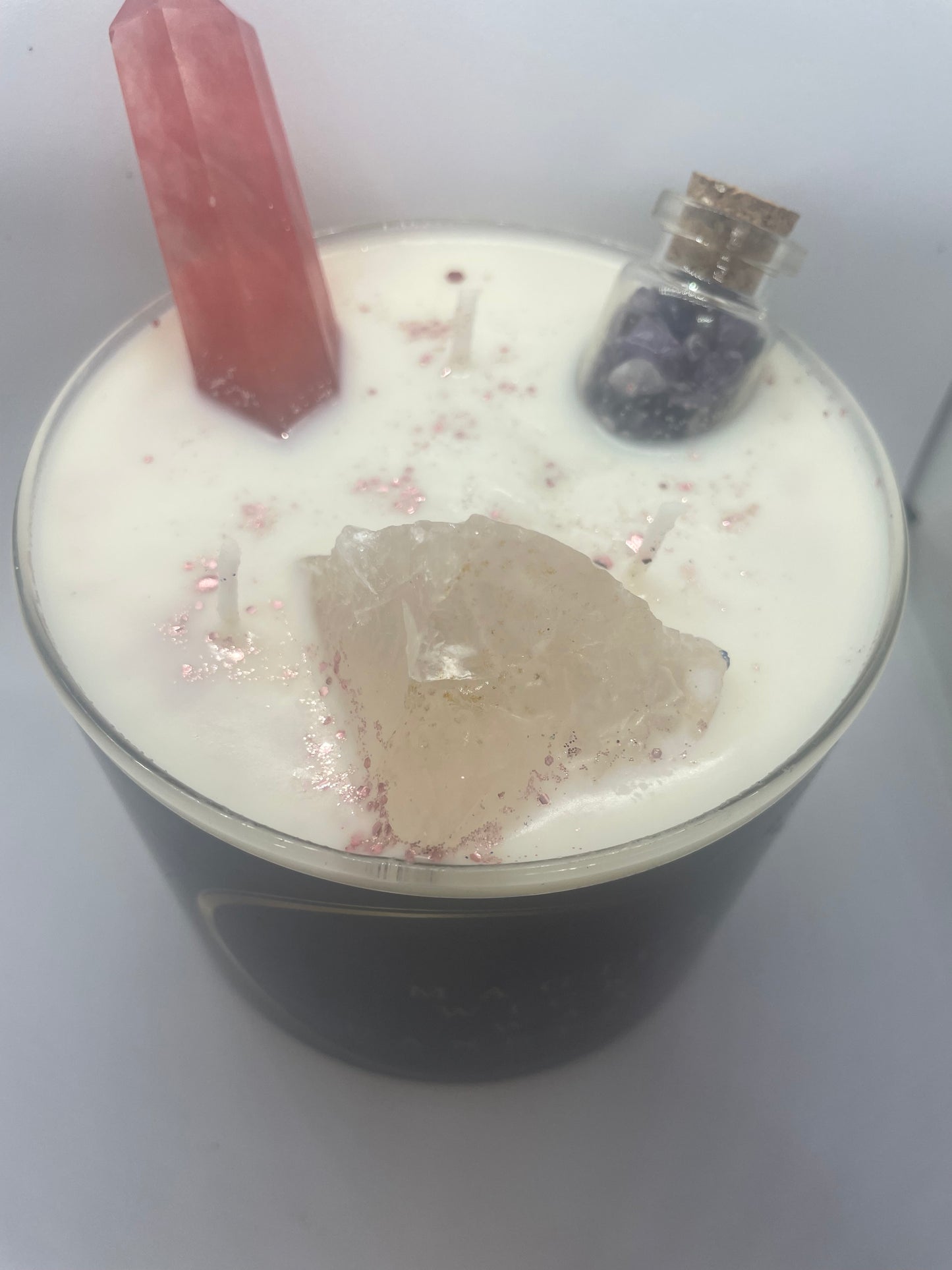 Healing Crystal Candle