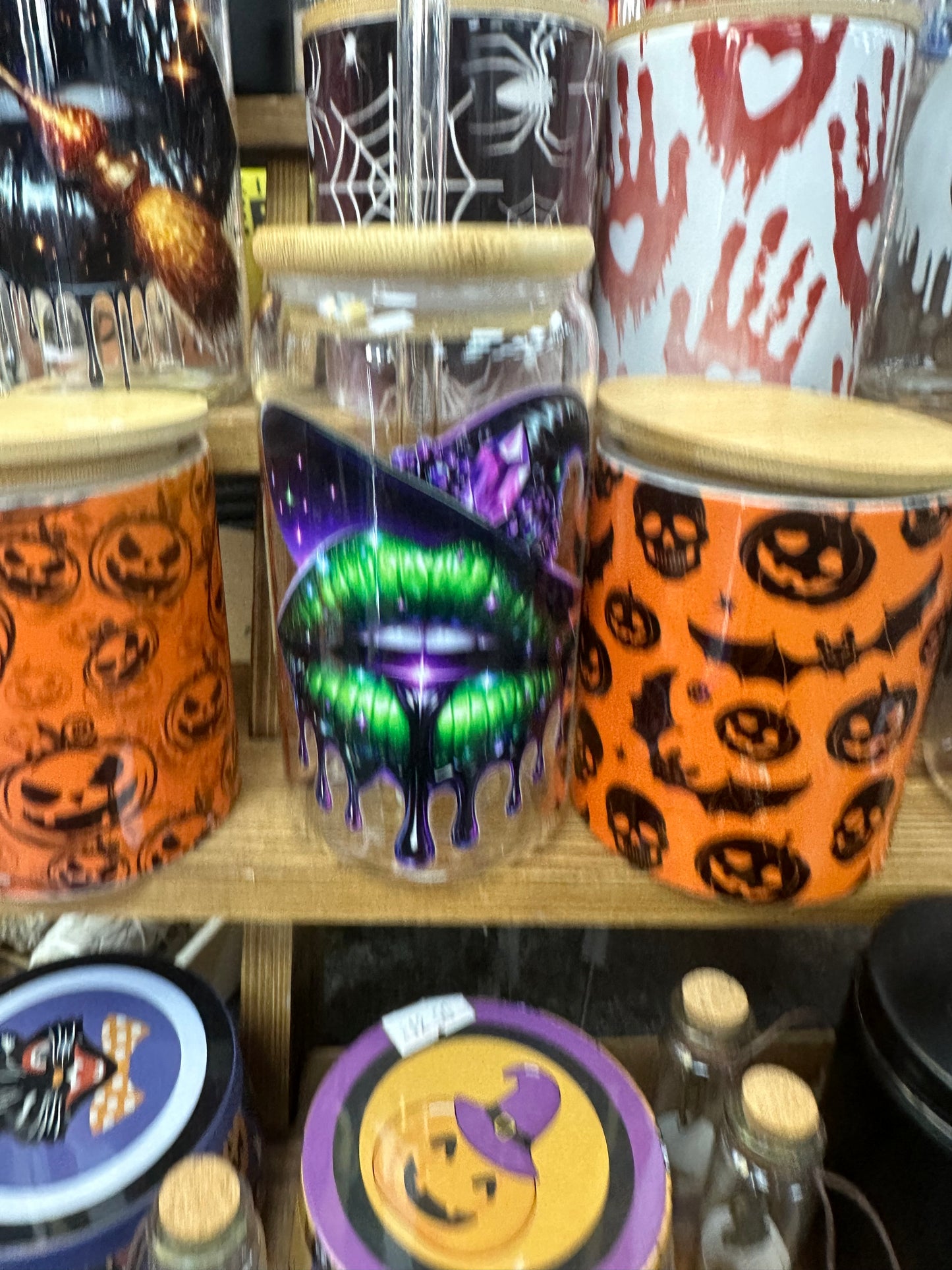 Halloween Lips Tumblers