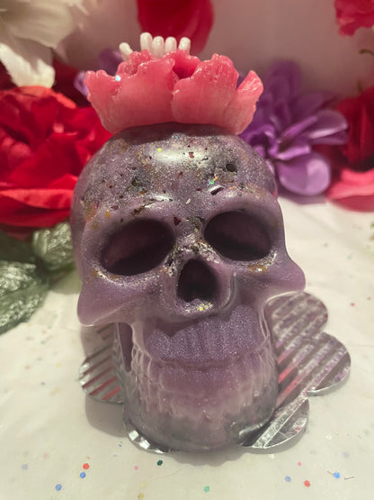 Love Spell Flower Skull