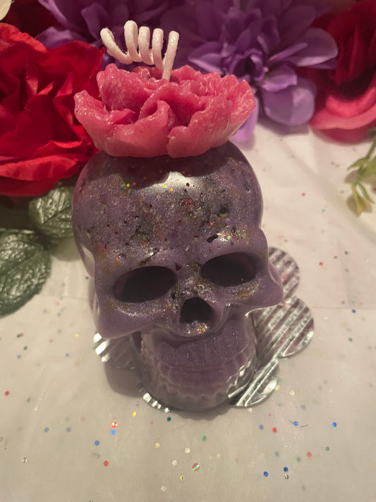 Love Spell Flower Skull