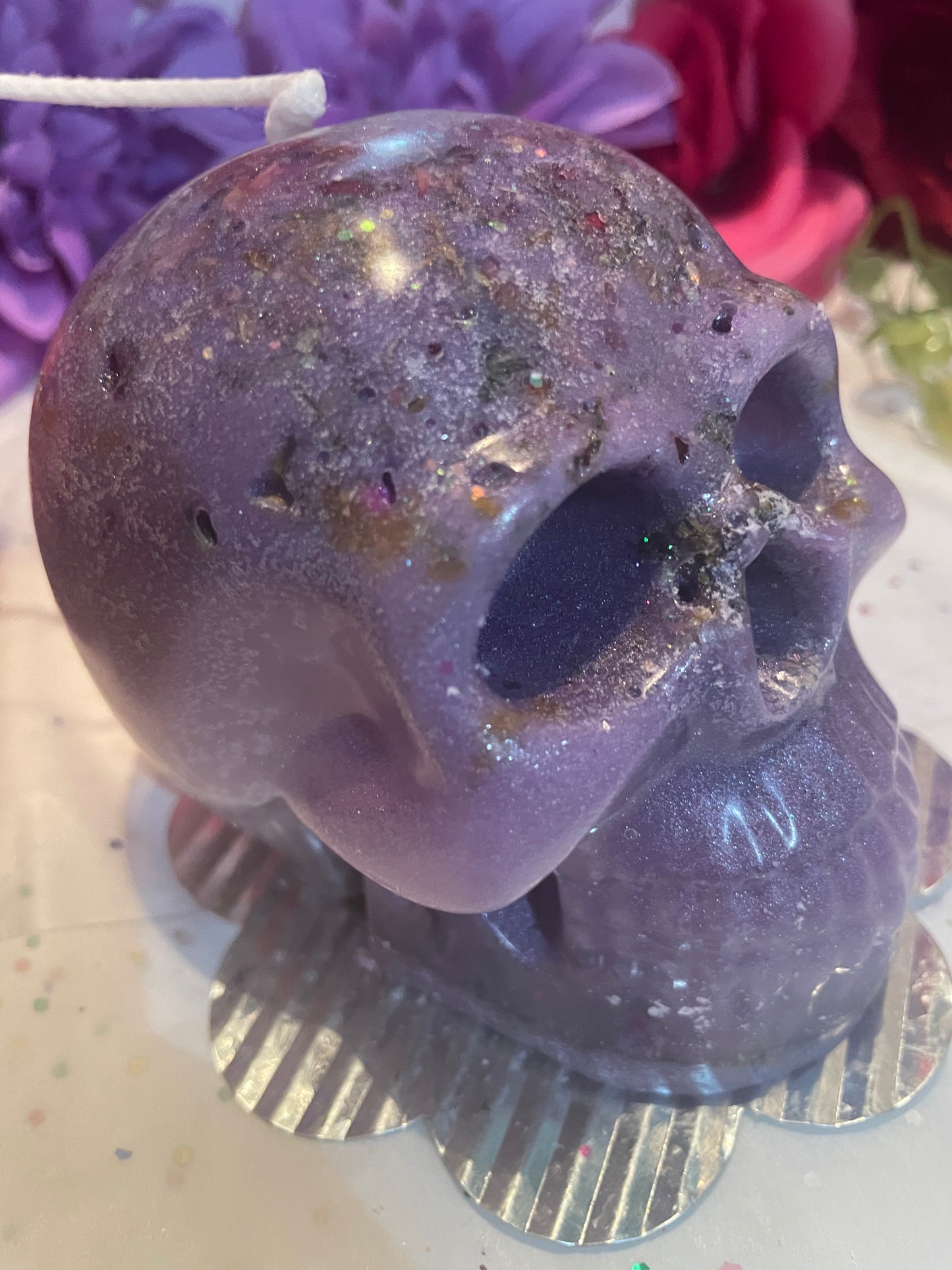 Love Spell Flower Skull